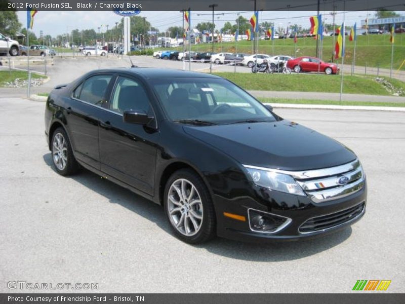 Black / Charcoal Black 2012 Ford Fusion SEL