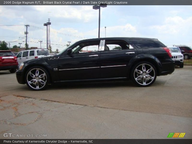 Brilliant Black Crystal Pearl / Dark Slate Gray/Light Graystone 2006 Dodge Magnum R/T