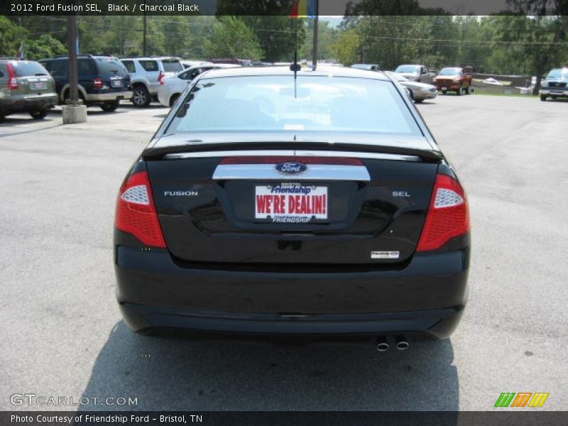 Black / Charcoal Black 2012 Ford Fusion SEL