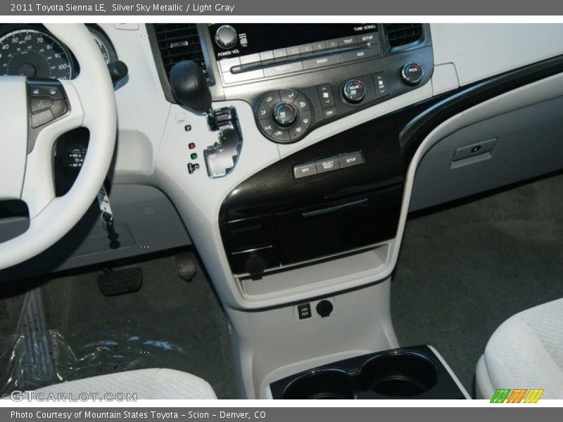 Silver Sky Metallic / Light Gray 2011 Toyota Sienna LE