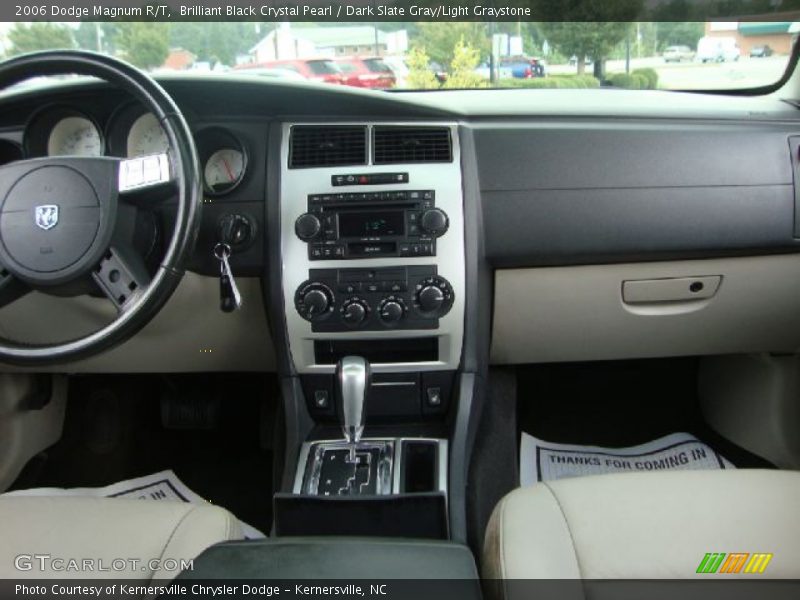 Brilliant Black Crystal Pearl / Dark Slate Gray/Light Graystone 2006 Dodge Magnum R/T