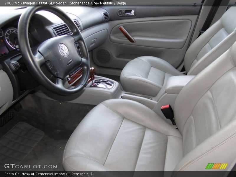 Stonehenge Grey Metallic / Beige 2005 Volkswagen Passat GLX Sedan