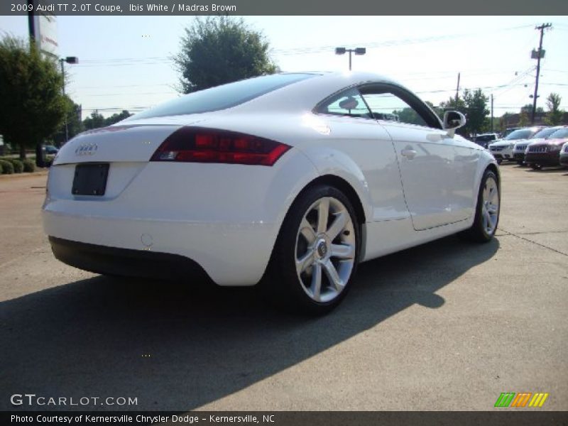 Ibis White / Madras Brown 2009 Audi TT 2.0T Coupe
