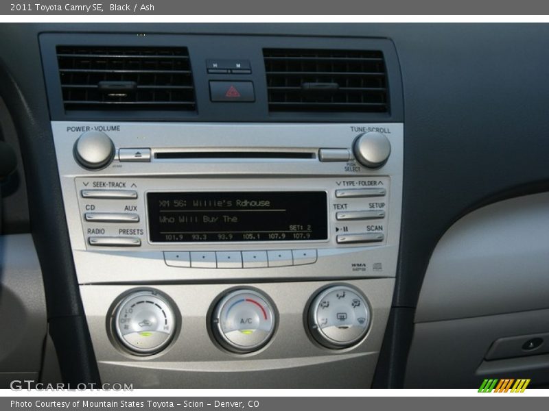 Black / Ash 2011 Toyota Camry SE