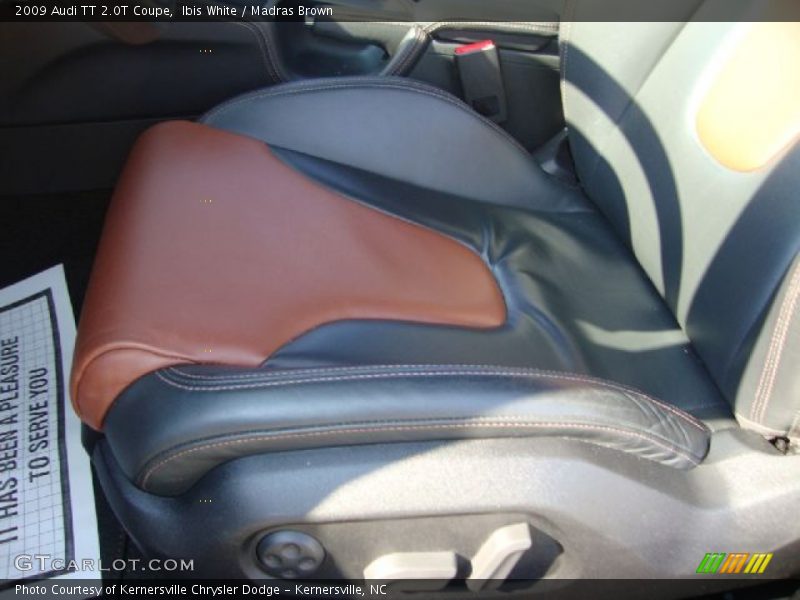  2009 TT 2.0T Coupe Madras Brown Interior