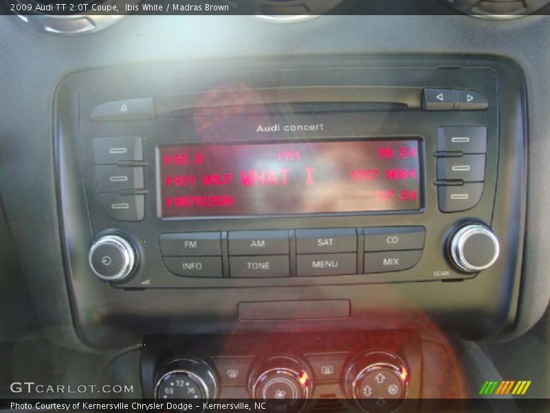 Audio System of 2009 TT 2.0T Coupe