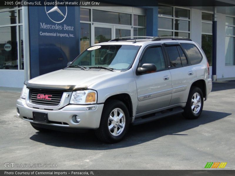 Liquid Silver Metallic / Light Gray 2005 GMC Envoy SLE