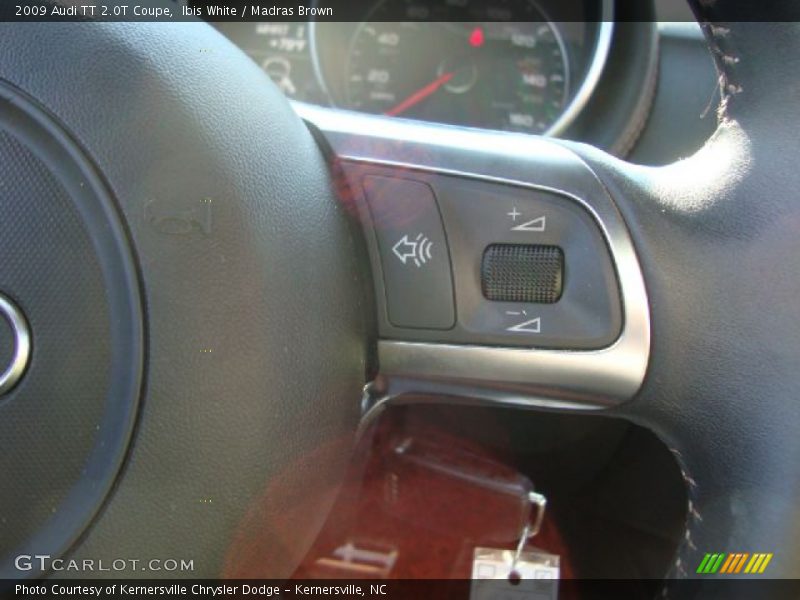 Ibis White / Madras Brown 2009 Audi TT 2.0T Coupe