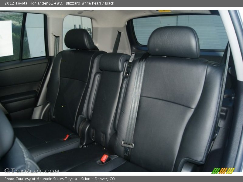  2012 Highlander SE 4WD Black Interior