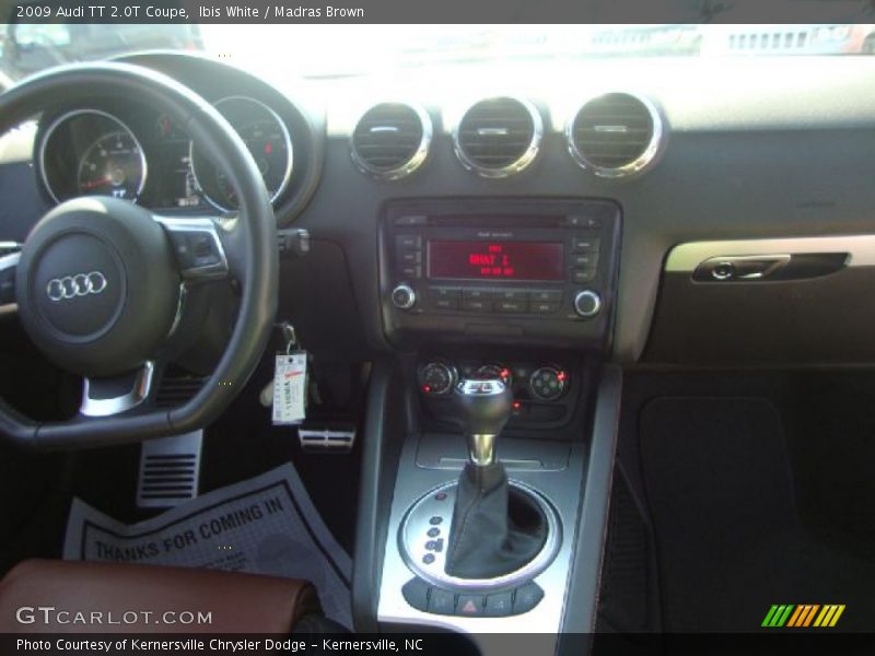 Ibis White / Madras Brown 2009 Audi TT 2.0T Coupe
