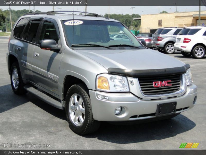 Liquid Silver Metallic / Light Gray 2005 GMC Envoy SLE