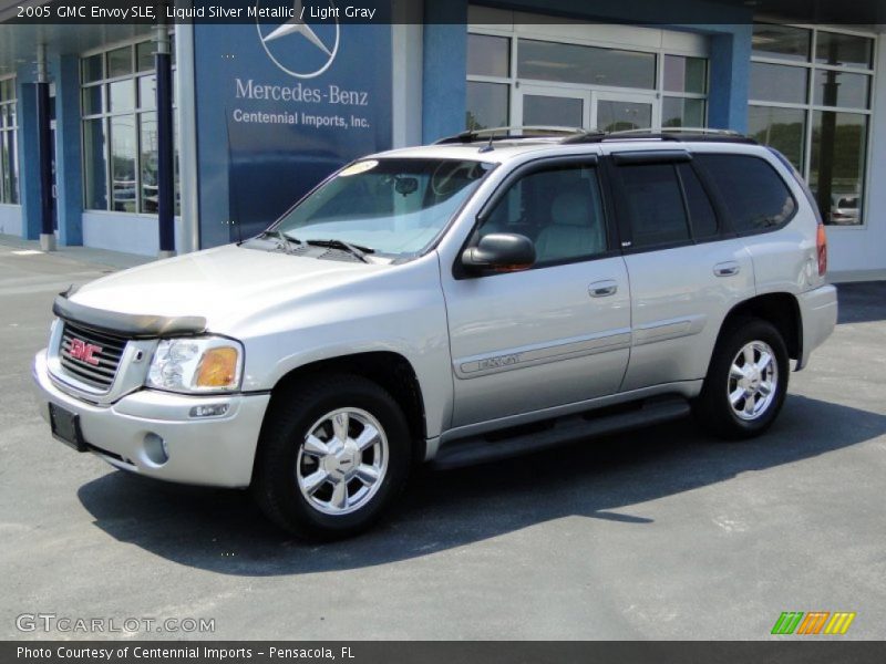 Liquid Silver Metallic / Light Gray 2005 GMC Envoy SLE