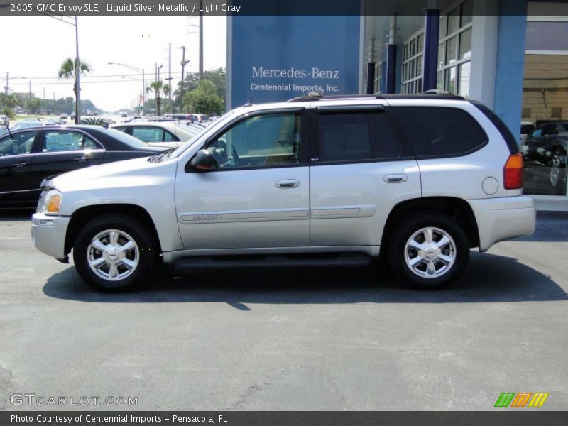 Liquid Silver Metallic / Light Gray 2005 GMC Envoy SLE