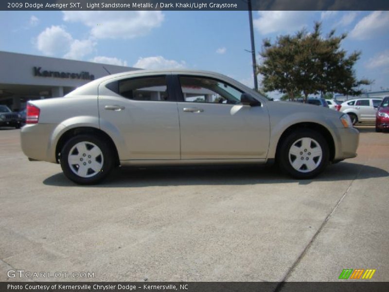 Light Sandstone Metallic / Dark Khaki/Light Graystone 2009 Dodge Avenger SXT