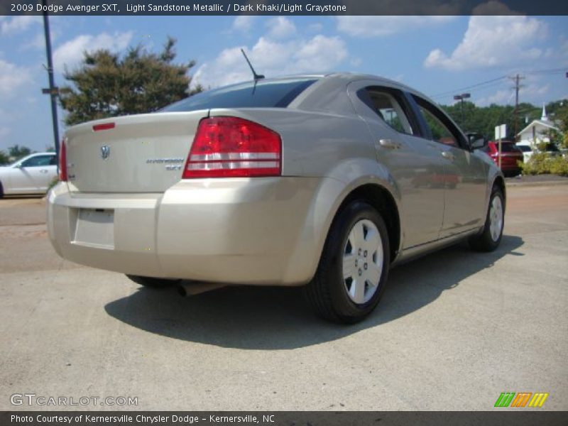 Light Sandstone Metallic / Dark Khaki/Light Graystone 2009 Dodge Avenger SXT