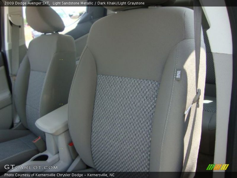 Light Sandstone Metallic / Dark Khaki/Light Graystone 2009 Dodge Avenger SXT