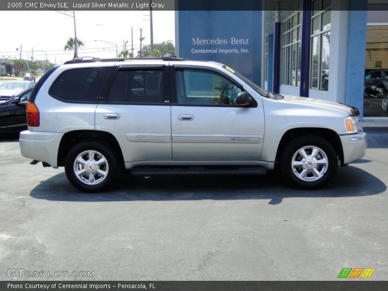 Liquid Silver Metallic / Light Gray 2005 GMC Envoy SLE