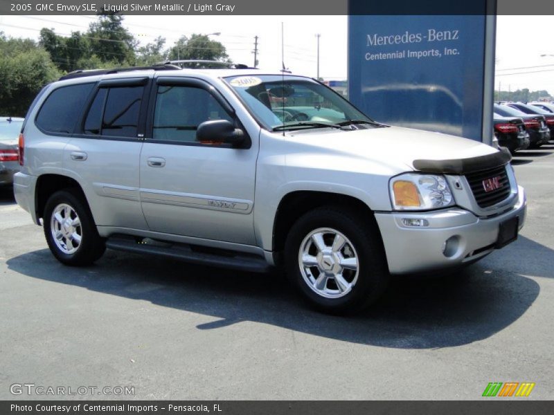 Liquid Silver Metallic / Light Gray 2005 GMC Envoy SLE