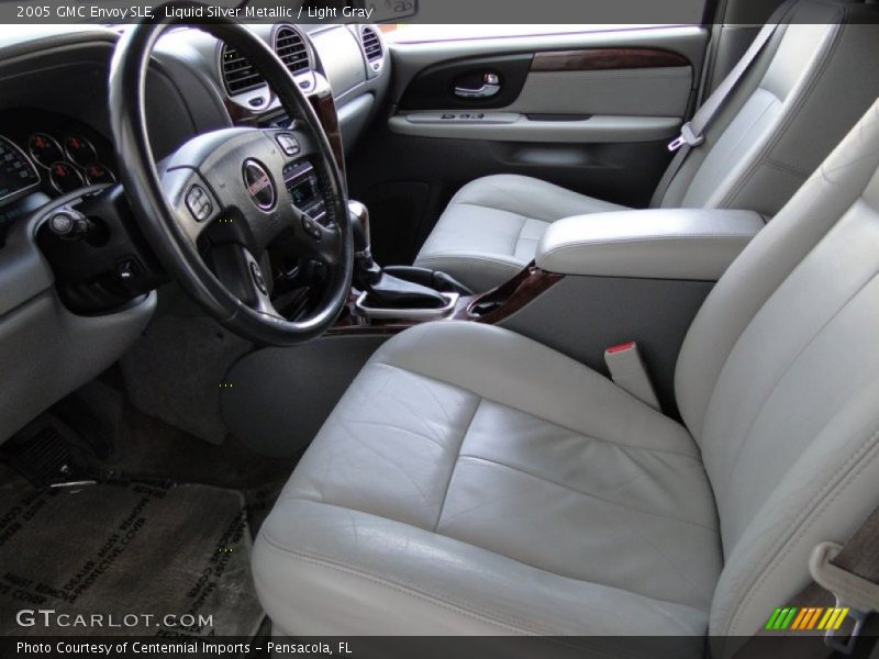 Liquid Silver Metallic / Light Gray 2005 GMC Envoy SLE