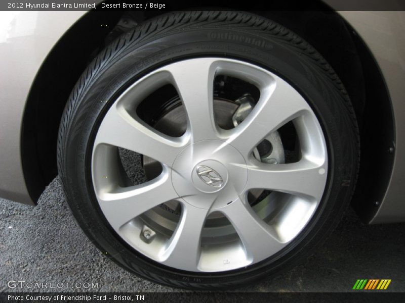  2012 Elantra Limited Wheel