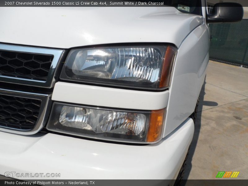 Summit White / Dark Charcoal 2007 Chevrolet Silverado 1500 Classic LS Crew Cab 4x4