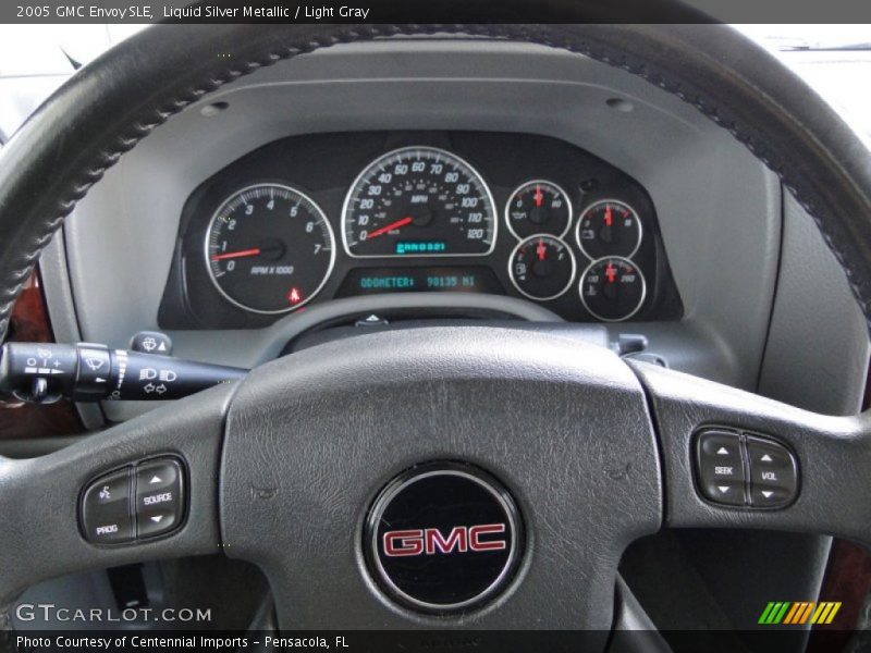 Liquid Silver Metallic / Light Gray 2005 GMC Envoy SLE