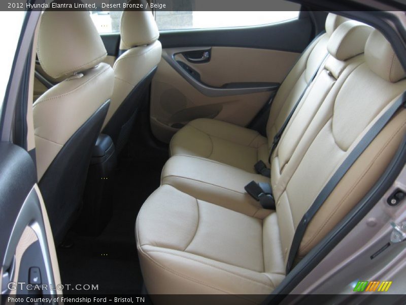  2012 Elantra Limited Beige Interior