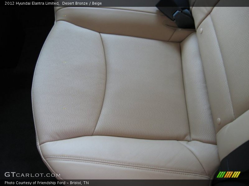 Desert Bronze / Beige 2012 Hyundai Elantra Limited
