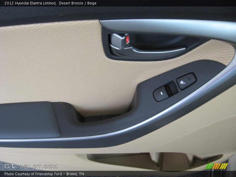 Desert Bronze / Beige 2012 Hyundai Elantra Limited