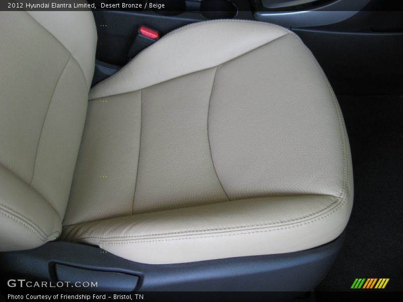 Desert Bronze / Beige 2012 Hyundai Elantra Limited