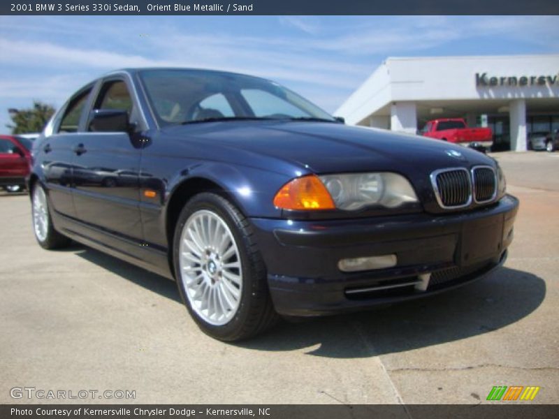 Orient Blue Metallic / Sand 2001 BMW 3 Series 330i Sedan