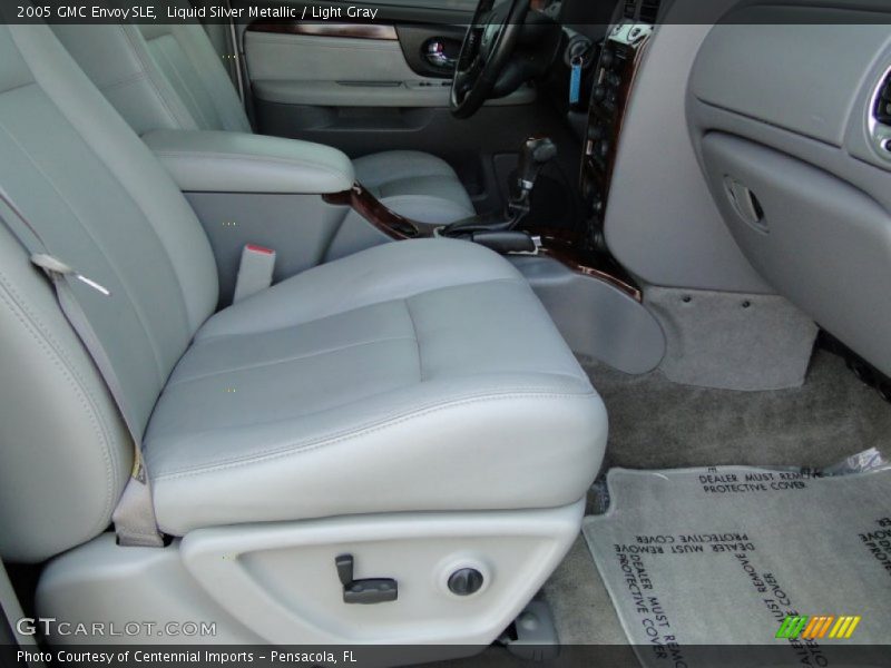 Liquid Silver Metallic / Light Gray 2005 GMC Envoy SLE