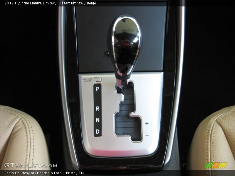 2012 Elantra Limited 6 Speed Shiftronic Automatic Shifter