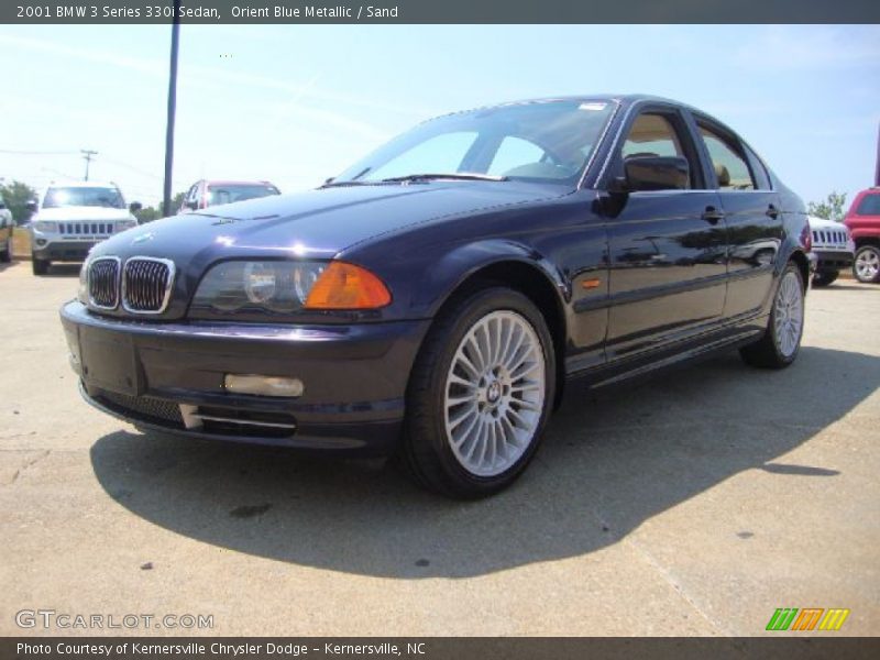 Orient Blue Metallic / Sand 2001 BMW 3 Series 330i Sedan