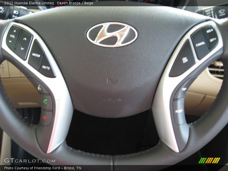  2012 Elantra Limited Steering Wheel