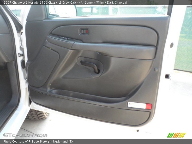 Summit White / Dark Charcoal 2007 Chevrolet Silverado 1500 Classic LS Crew Cab 4x4