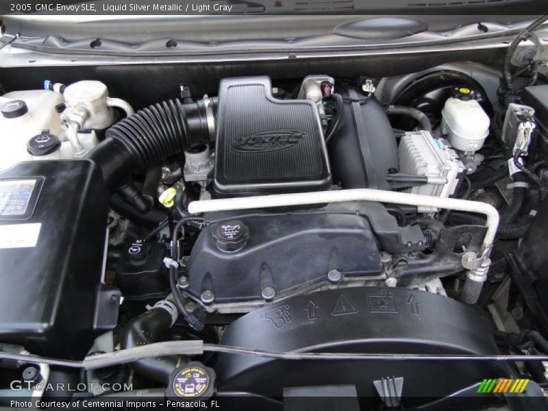 Liquid Silver Metallic / Light Gray 2005 GMC Envoy SLE