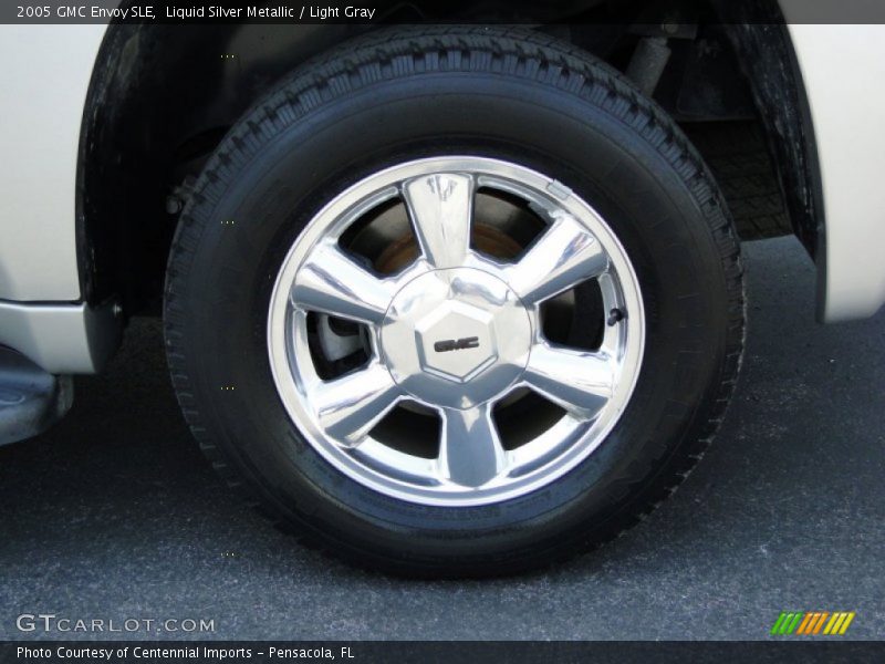 Liquid Silver Metallic / Light Gray 2005 GMC Envoy SLE