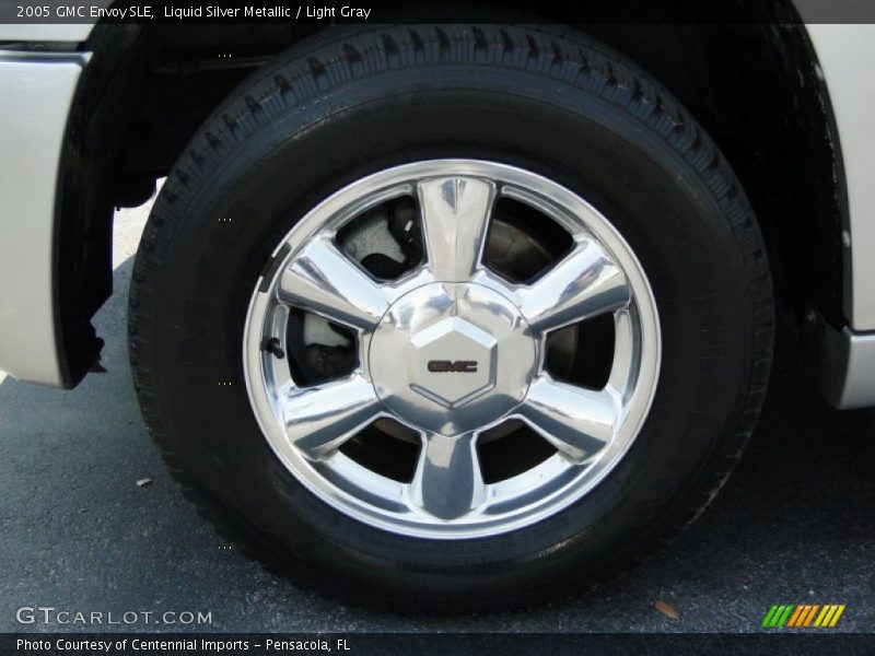 Liquid Silver Metallic / Light Gray 2005 GMC Envoy SLE