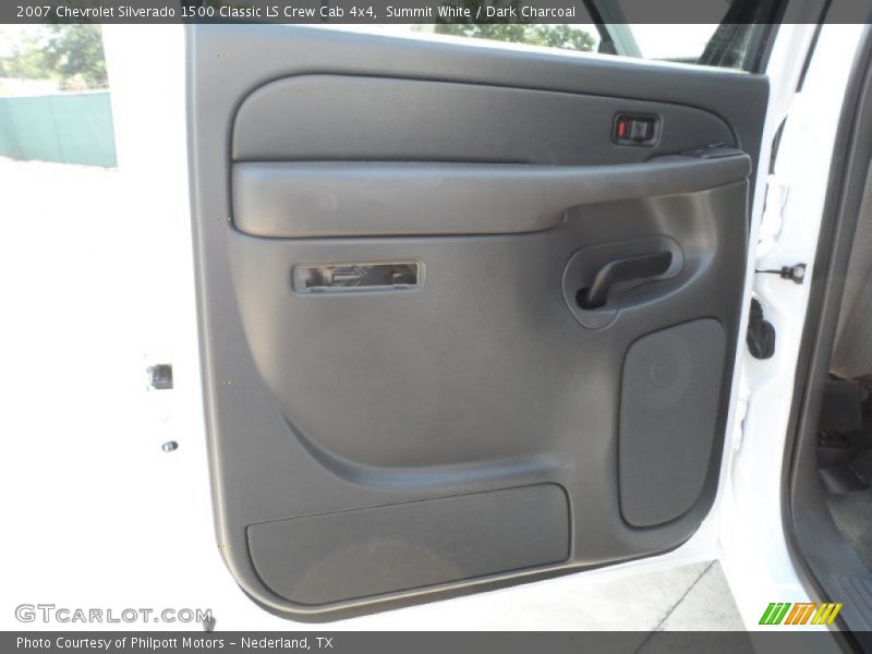 Summit White / Dark Charcoal 2007 Chevrolet Silverado 1500 Classic LS Crew Cab 4x4