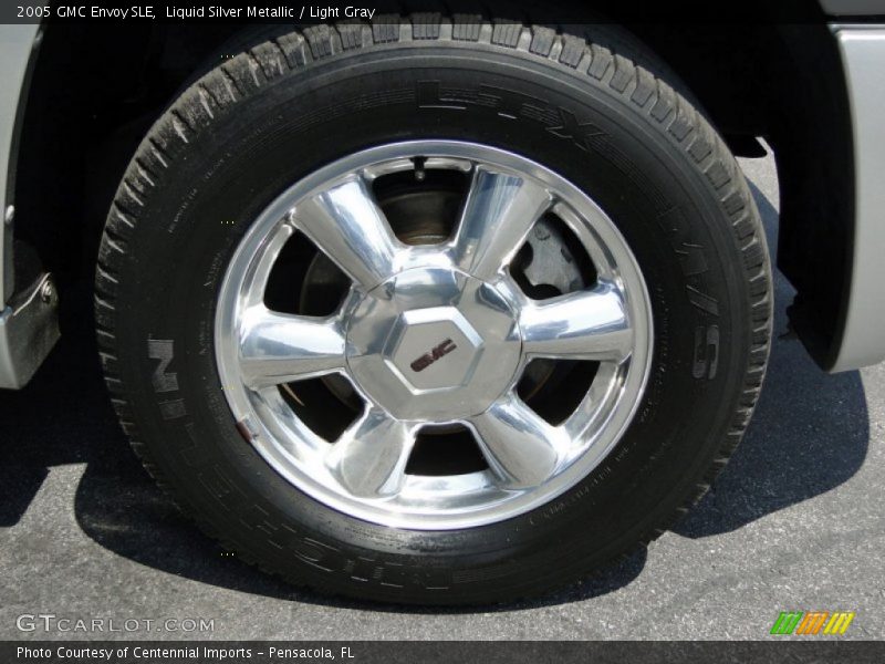 Liquid Silver Metallic / Light Gray 2005 GMC Envoy SLE