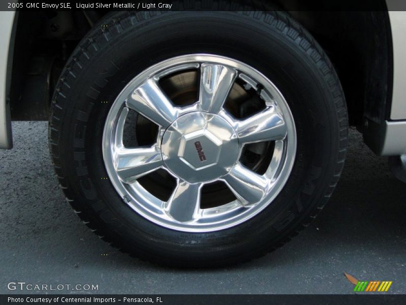 Liquid Silver Metallic / Light Gray 2005 GMC Envoy SLE