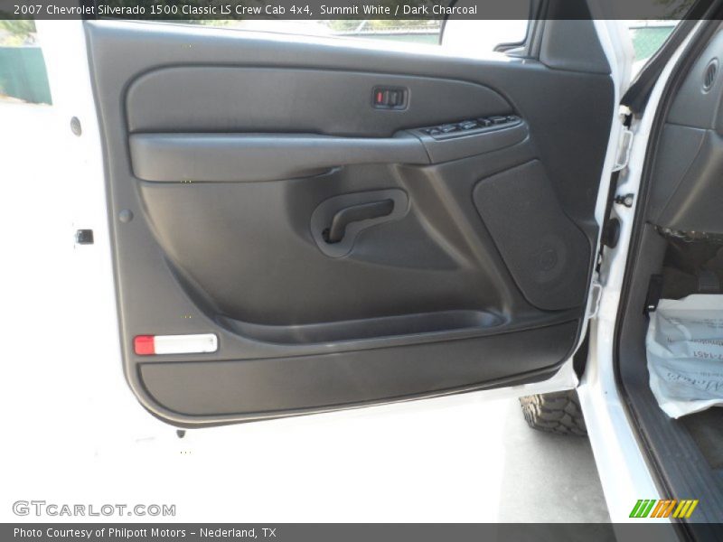 Summit White / Dark Charcoal 2007 Chevrolet Silverado 1500 Classic LS Crew Cab 4x4