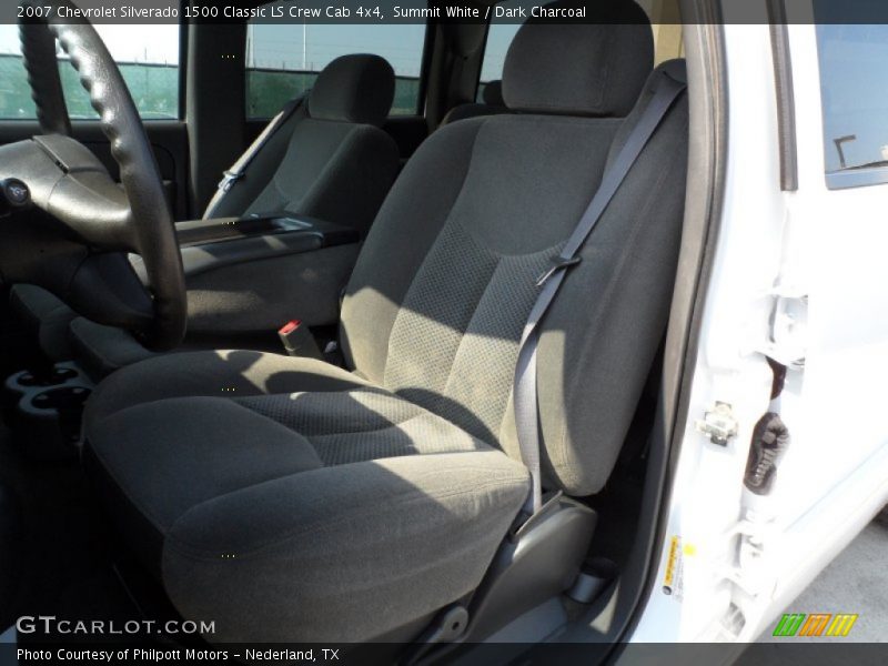 Summit White / Dark Charcoal 2007 Chevrolet Silverado 1500 Classic LS Crew Cab 4x4