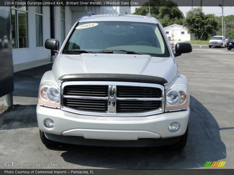 Brilliant Silver Metallic / Medium Slate Gray 2004 Dodge Durango Limited 4x4