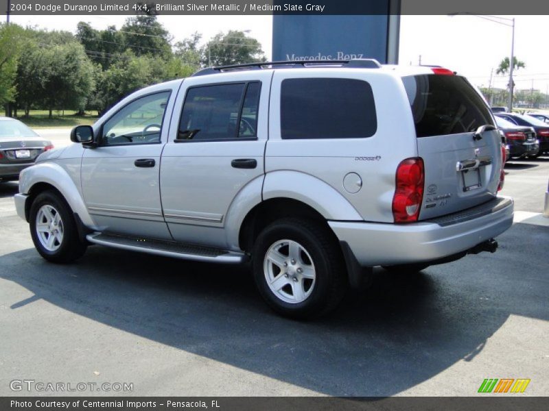 Brilliant Silver Metallic / Medium Slate Gray 2004 Dodge Durango Limited 4x4