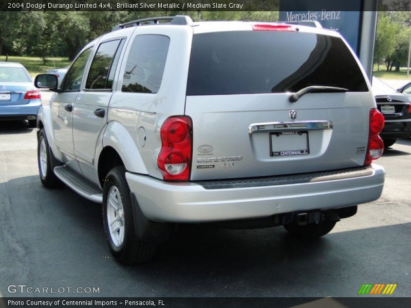 Brilliant Silver Metallic / Medium Slate Gray 2004 Dodge Durango Limited 4x4