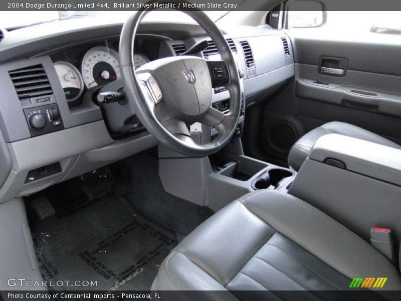 Brilliant Silver Metallic / Medium Slate Gray 2004 Dodge Durango Limited 4x4