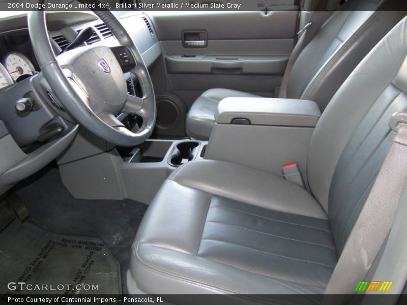 Brilliant Silver Metallic / Medium Slate Gray 2004 Dodge Durango Limited 4x4