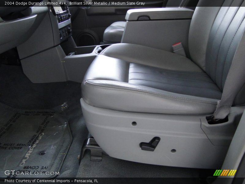 Brilliant Silver Metallic / Medium Slate Gray 2004 Dodge Durango Limited 4x4